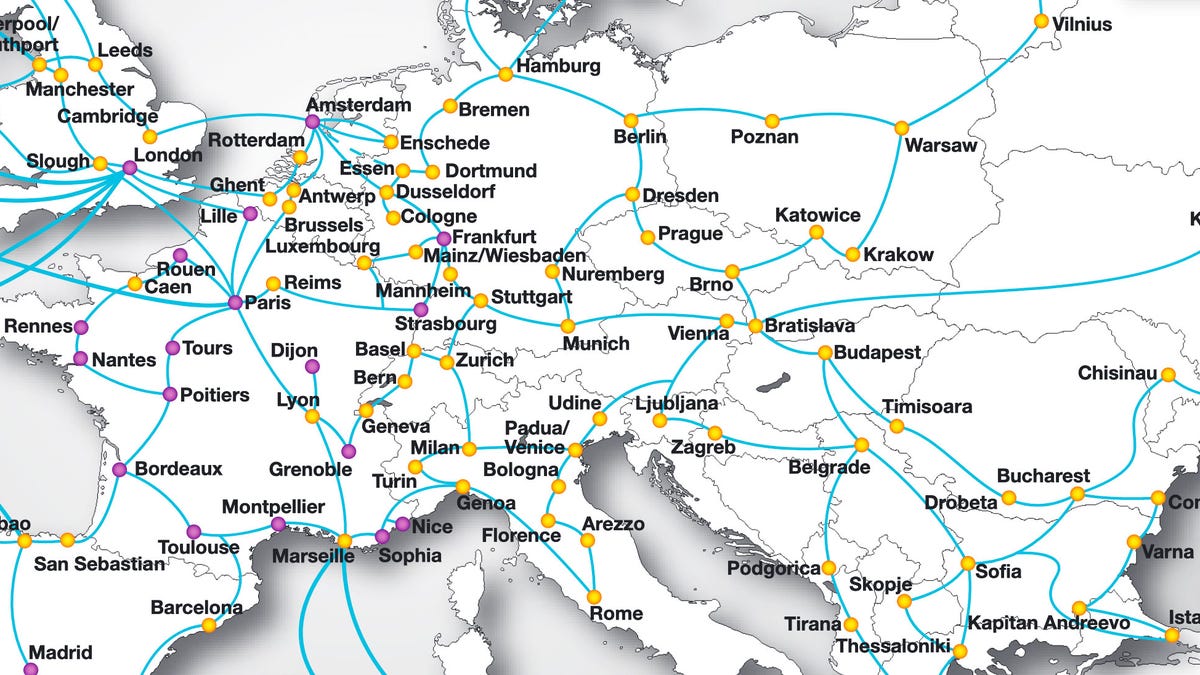 Cogent Communications European network