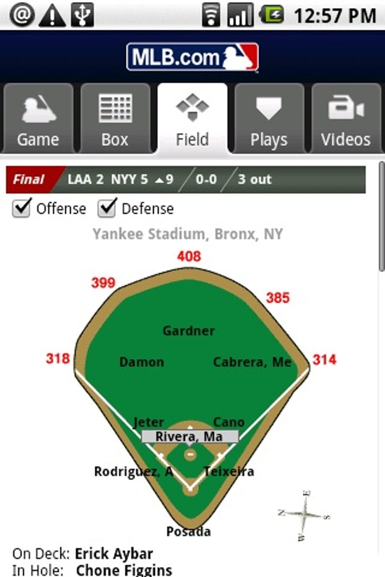 MLB Android app