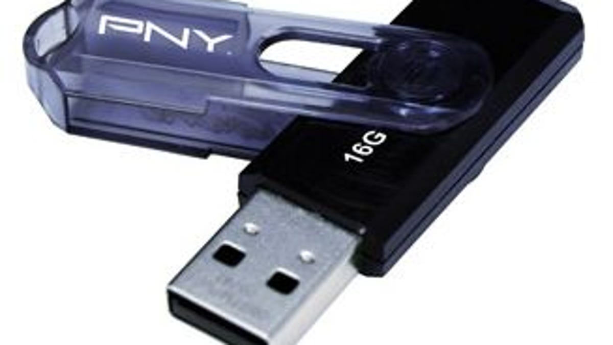 The PNY Mini Attache 16GB flash drive can be yours for under $11.