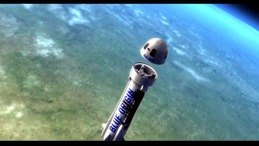 Bezos' Blue Origin makes historic rocket landing