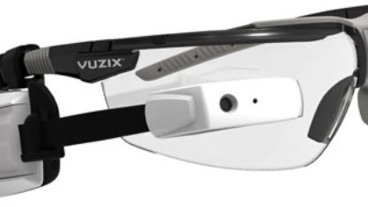 Vuzix's M100 smart glasses.