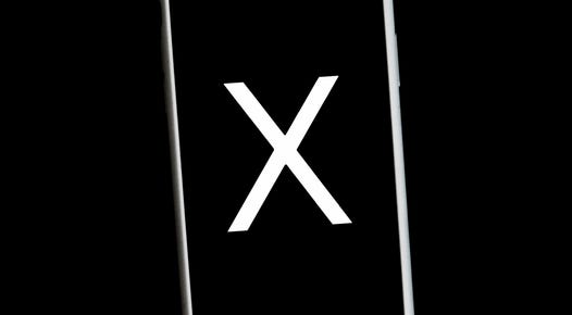 Social media company X logo