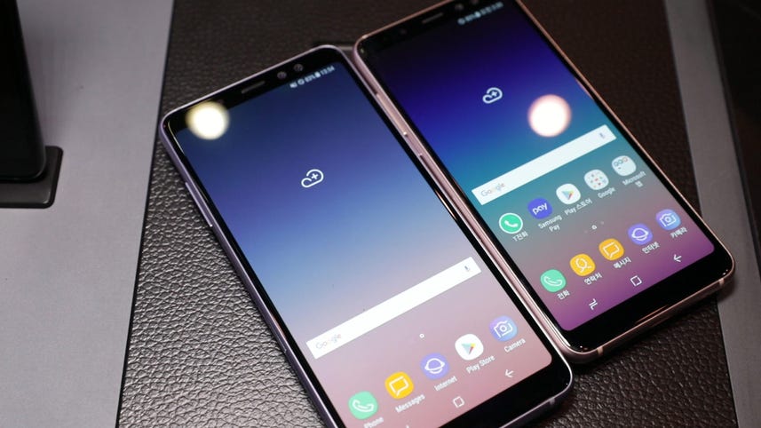 Samsung's Galaxy A8 phones make midrange look good