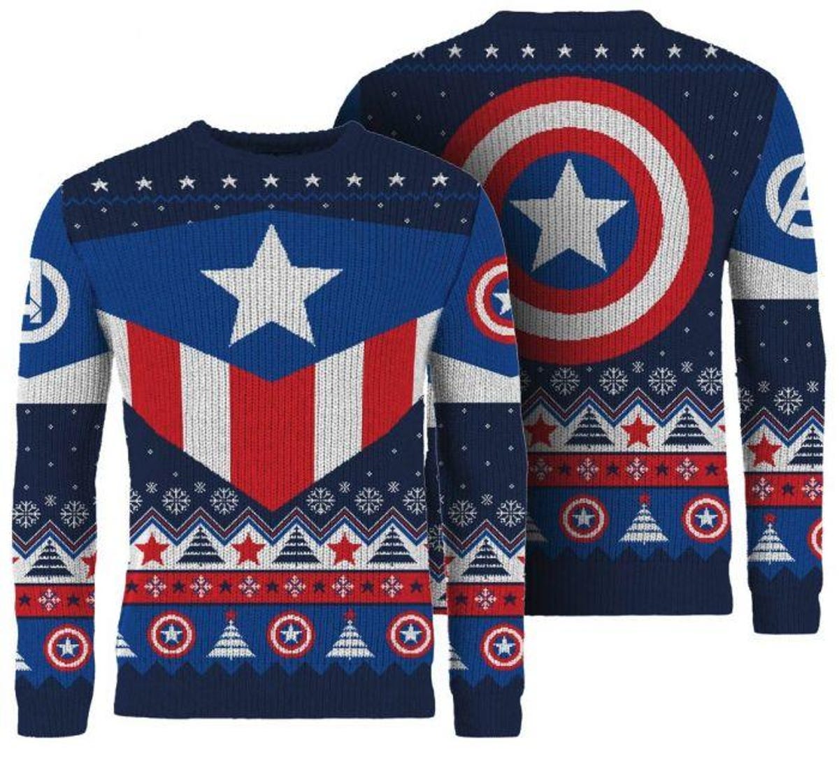 Captain America uniform sweater