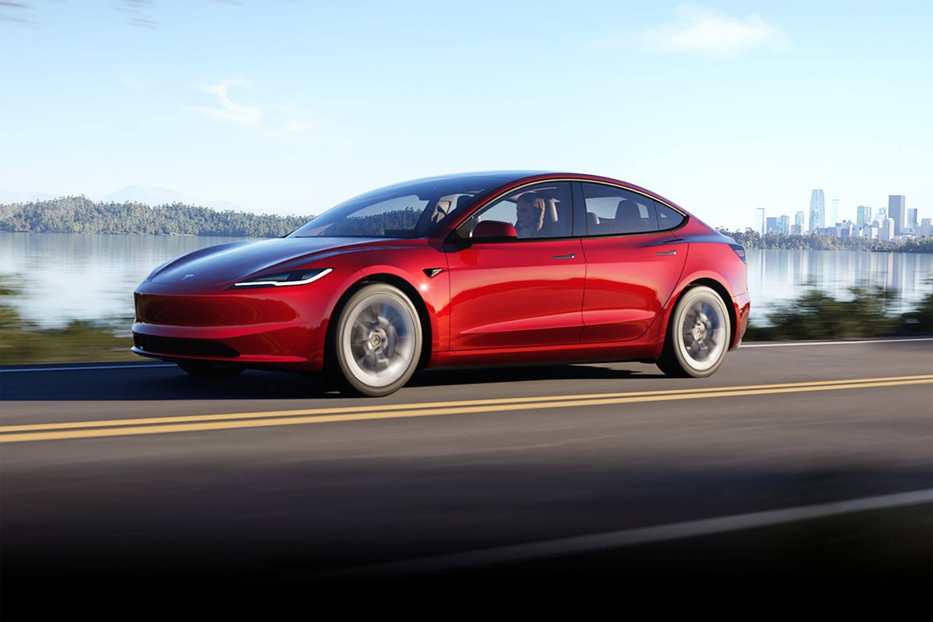  [2 Pièces] CDEFG Compatible avec Tesla Model 3 2024