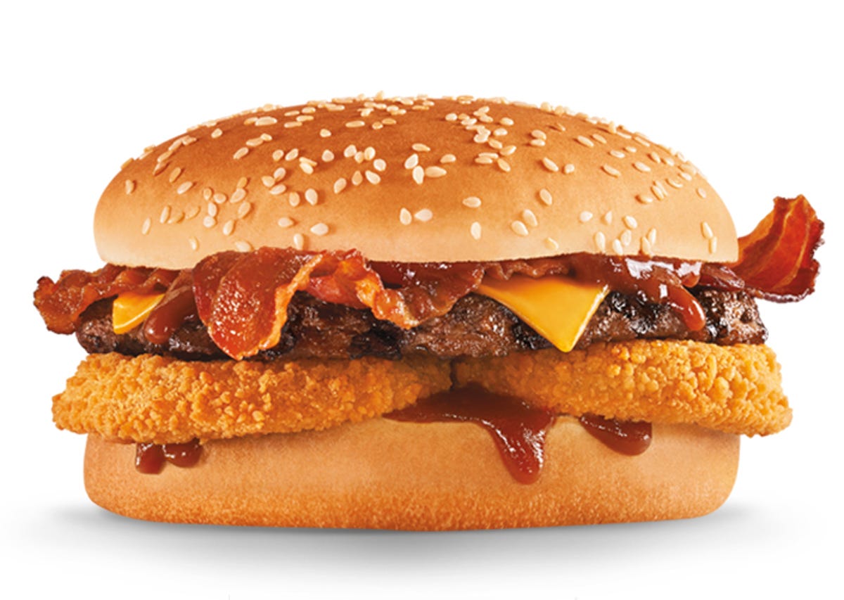 Carl's Jr Western Bacon Cheeseburger