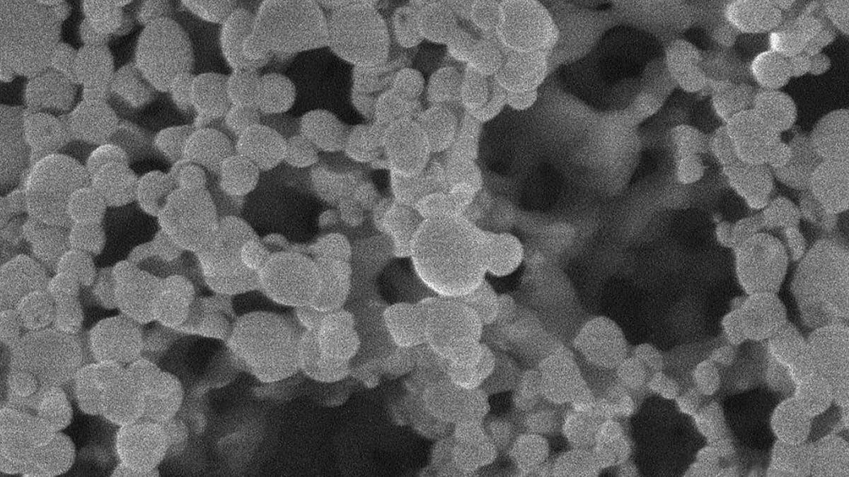 A closeup of the nanogel.