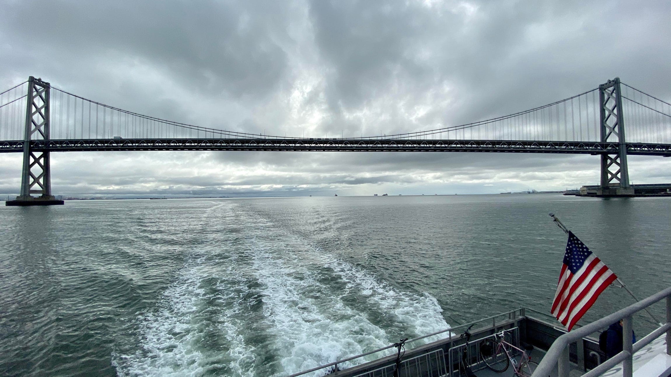 San Francisco Bay Bridge shot on iPhone 11 Pro
