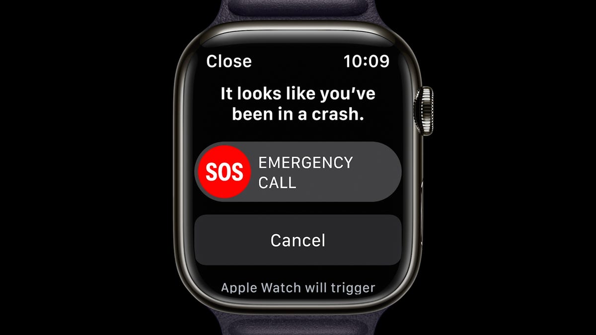 Pantalla de llamada de emergencia para Apple Watch