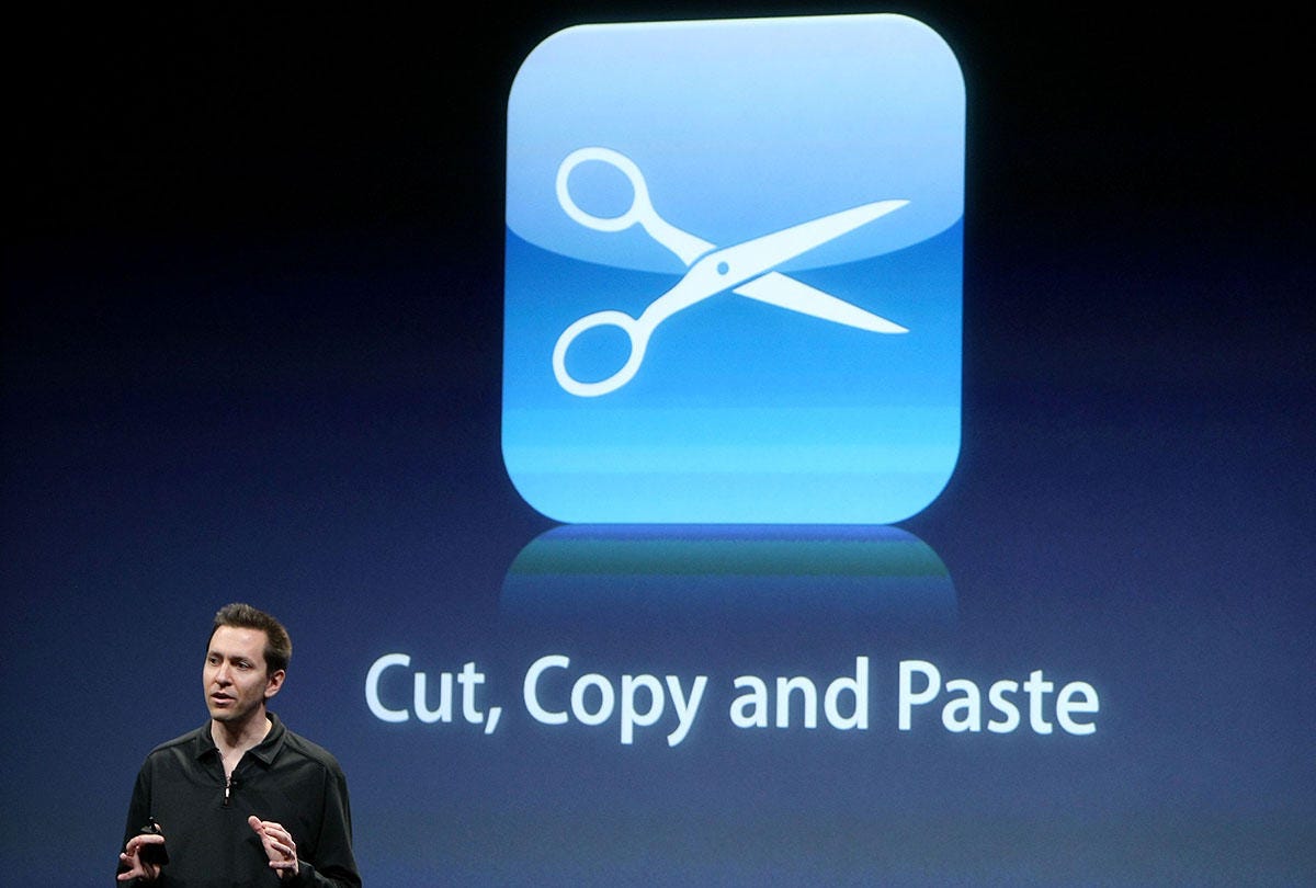 Cut, copy and paste on iPhone OS 3