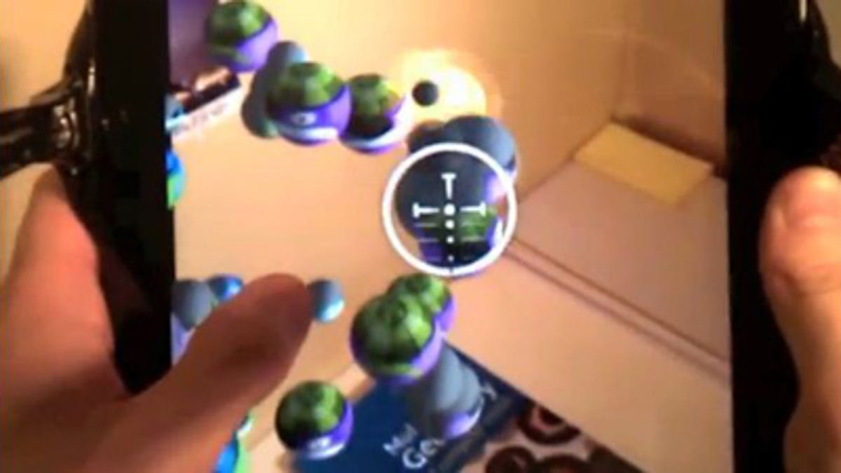 Ball Invasion augmented reality iPad game