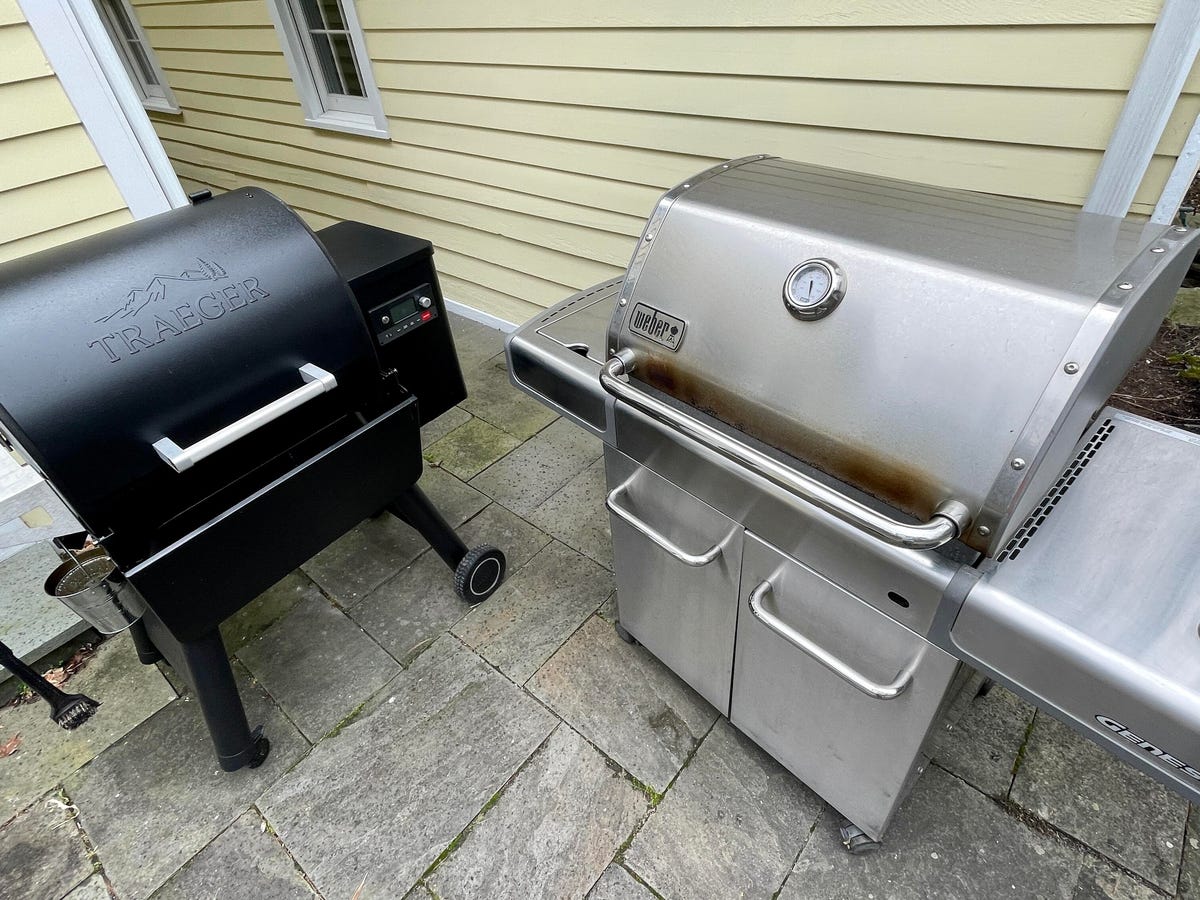 I ditched my gas grill for a wood pellet grill, and this is what