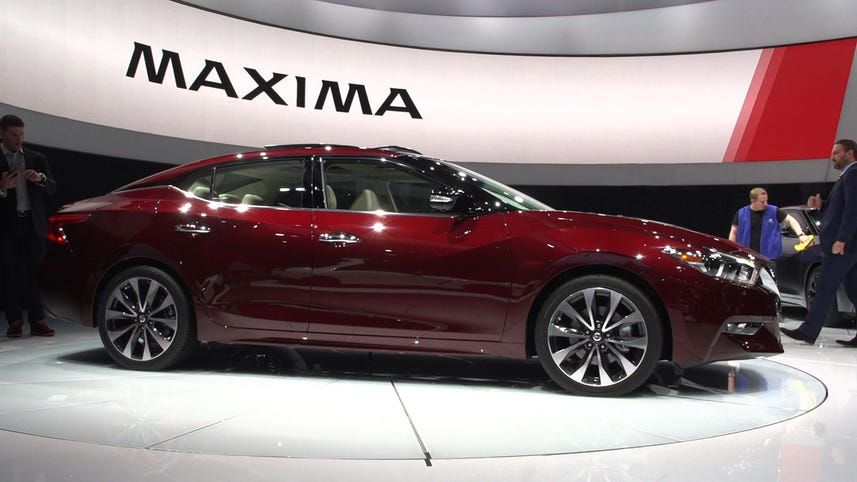 2016 Nissan Maxima gets longer, lower, lighter