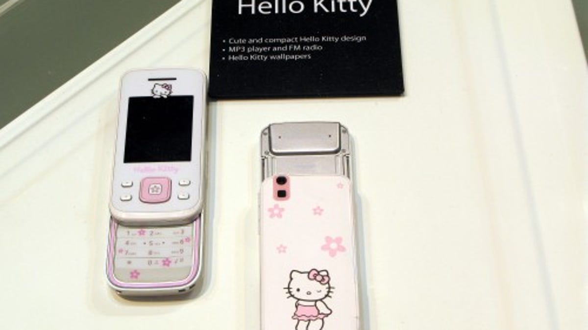 Sagem Wireless Hello Kitty phones