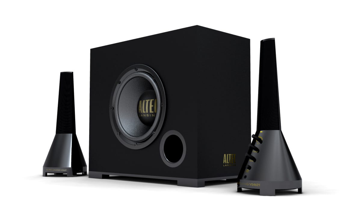 Photo of the Altec Lansing VS4621 speaker system.
