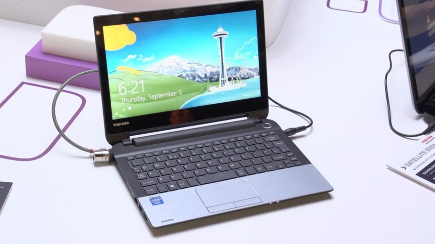 The Toshiba Satellite NB15T is an 11-inch, touch-screen, portable laptop