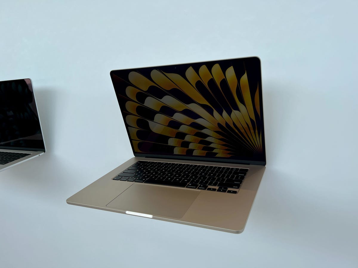 MacBook Air on display