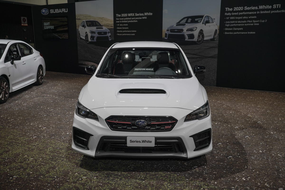 2020 Subaru WRX STI Series White