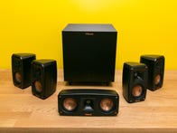 <p>The Klipsch Reference Theater Pack is a set of ultra-compact 5.1 surround speakers with a wireless subwoofer.</p>