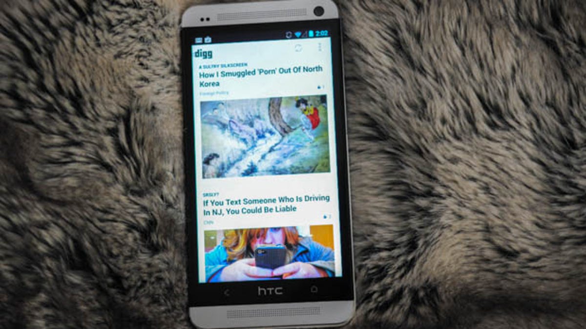 Digg now has an Android app called Digg Reader, matching one it already has on iOS.