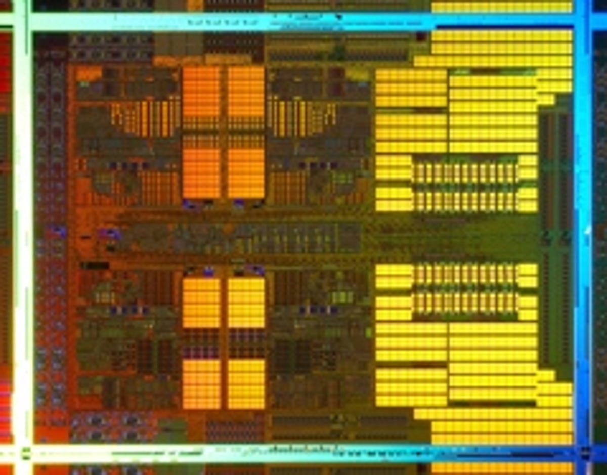 AMD 45-nanometer quad-core die