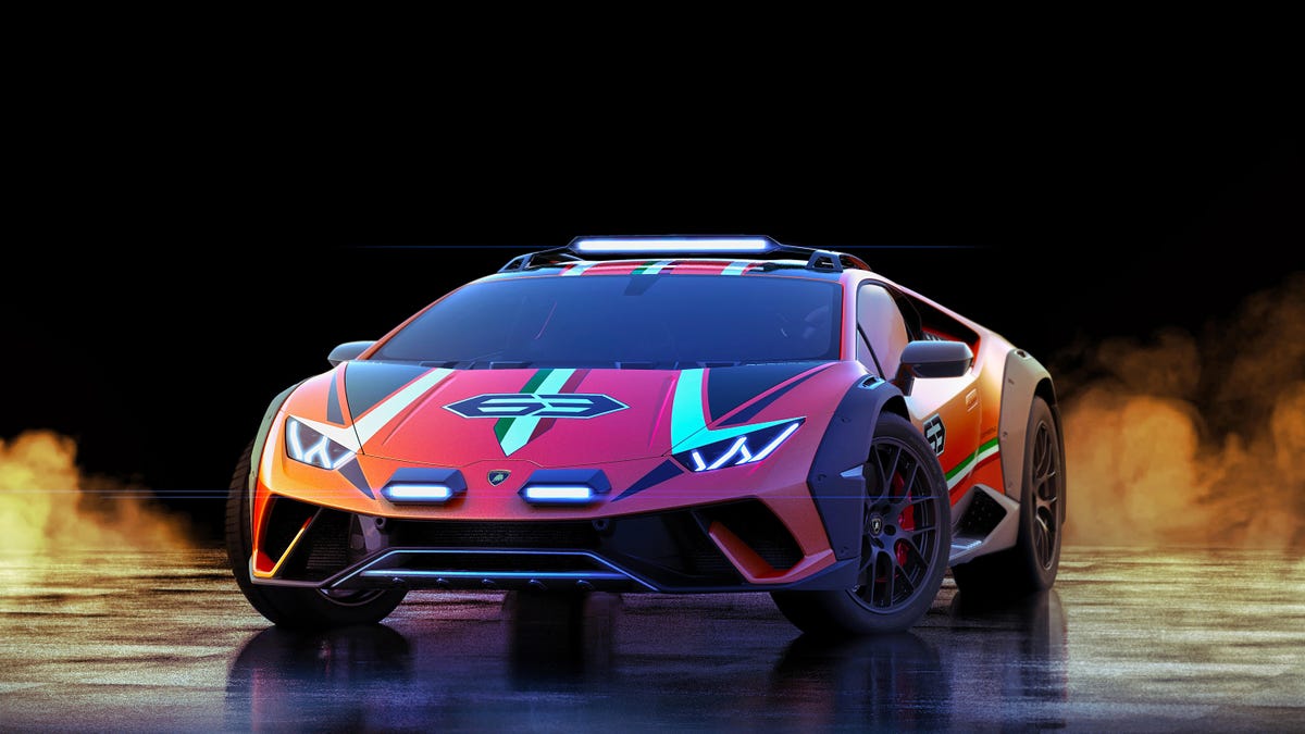 Lamborghini Huracan Sterrato static rendering