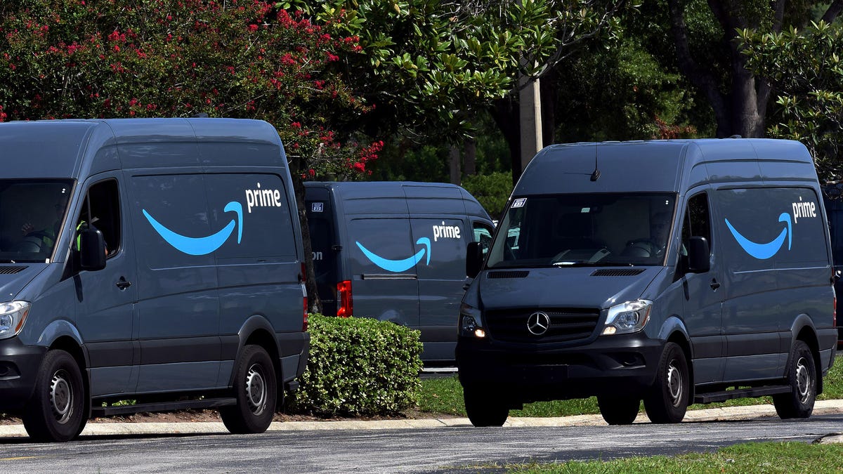 Amazon Prime delivery vans