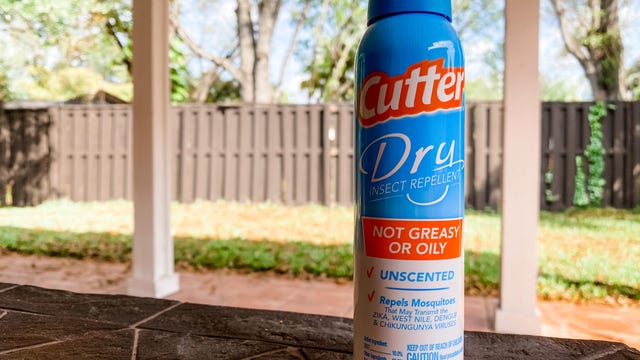 cutter dry aerosol insect repellent