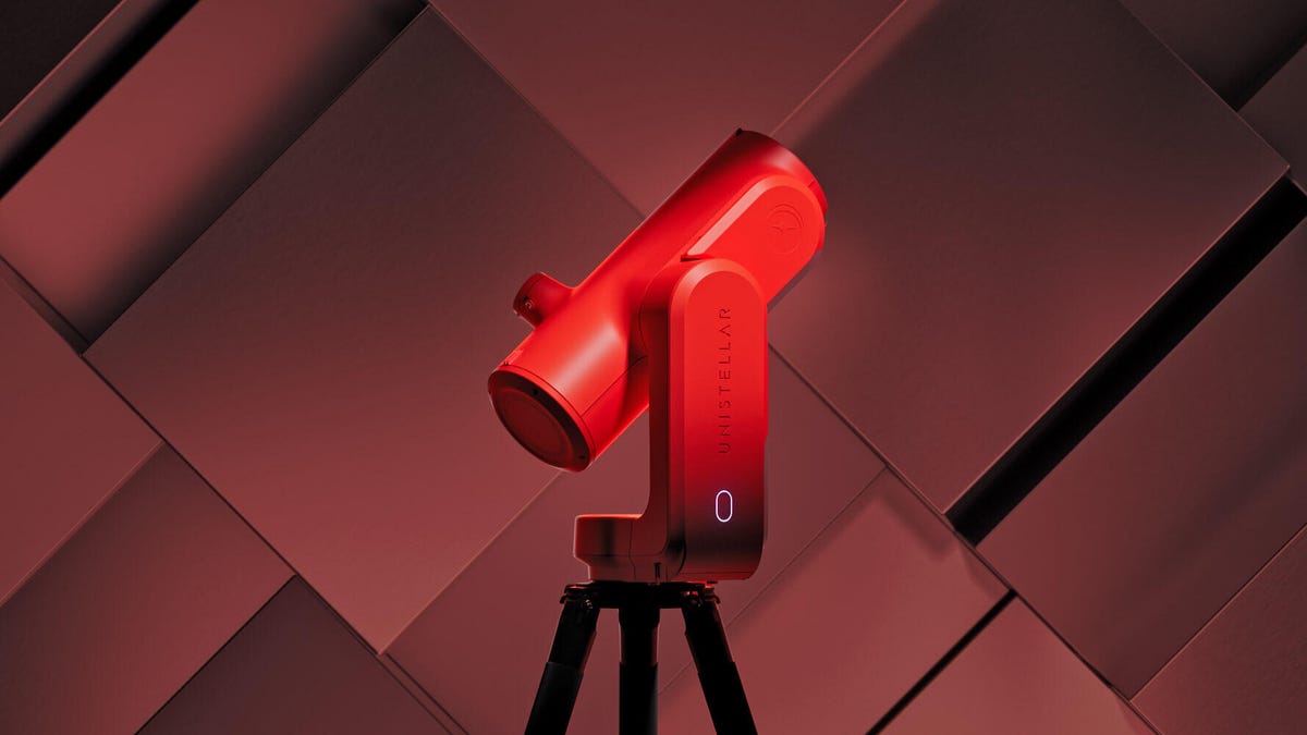 Unistellar&apos;s Odyssey Pro red edition digital telescope