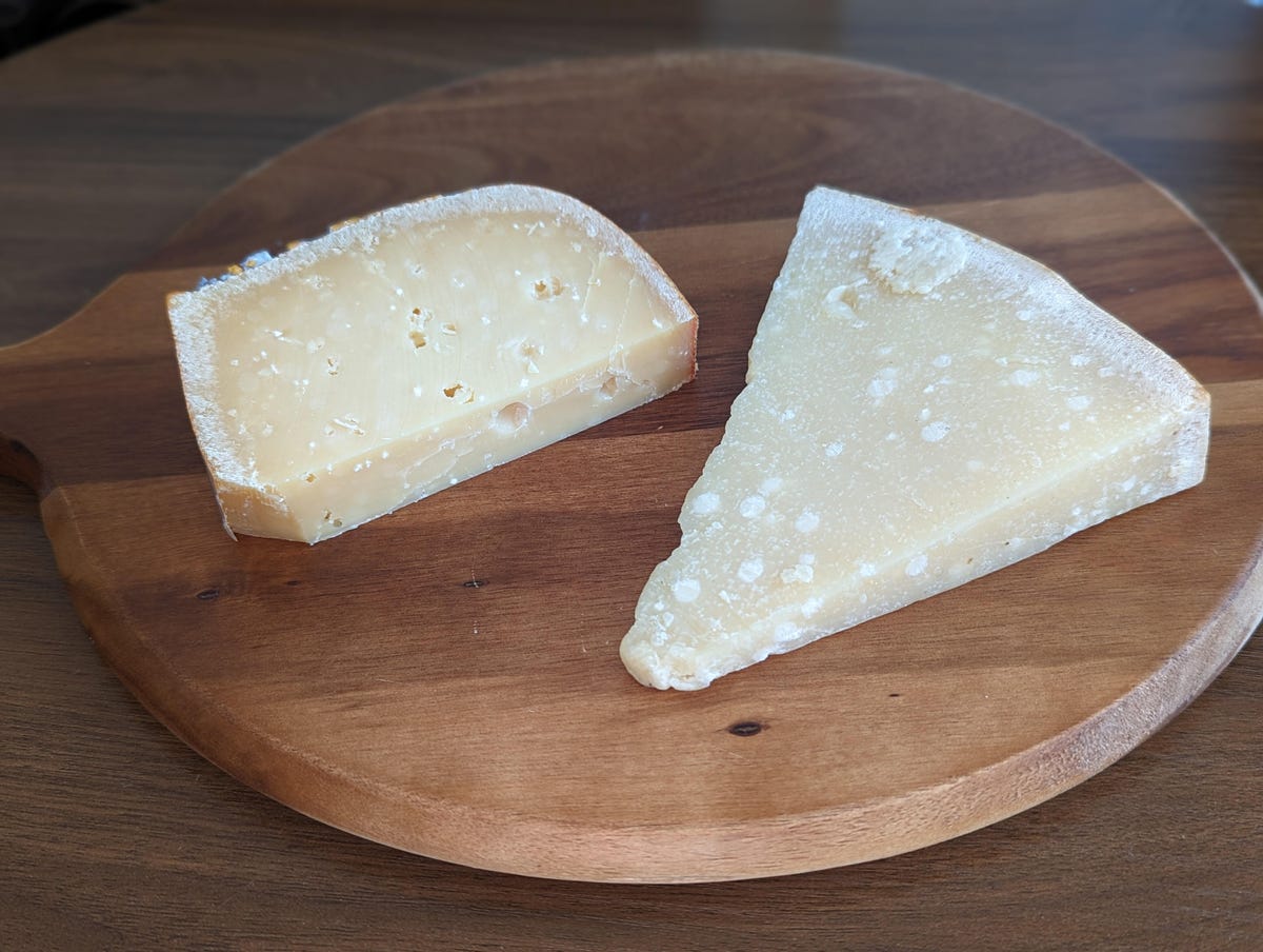 white spots on parmesan and gouda