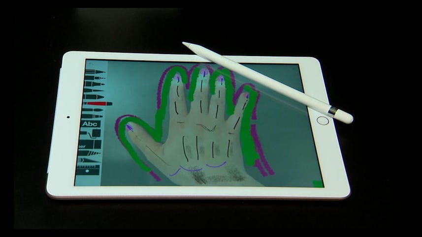 See how the Apple Pencil works with the new iPad