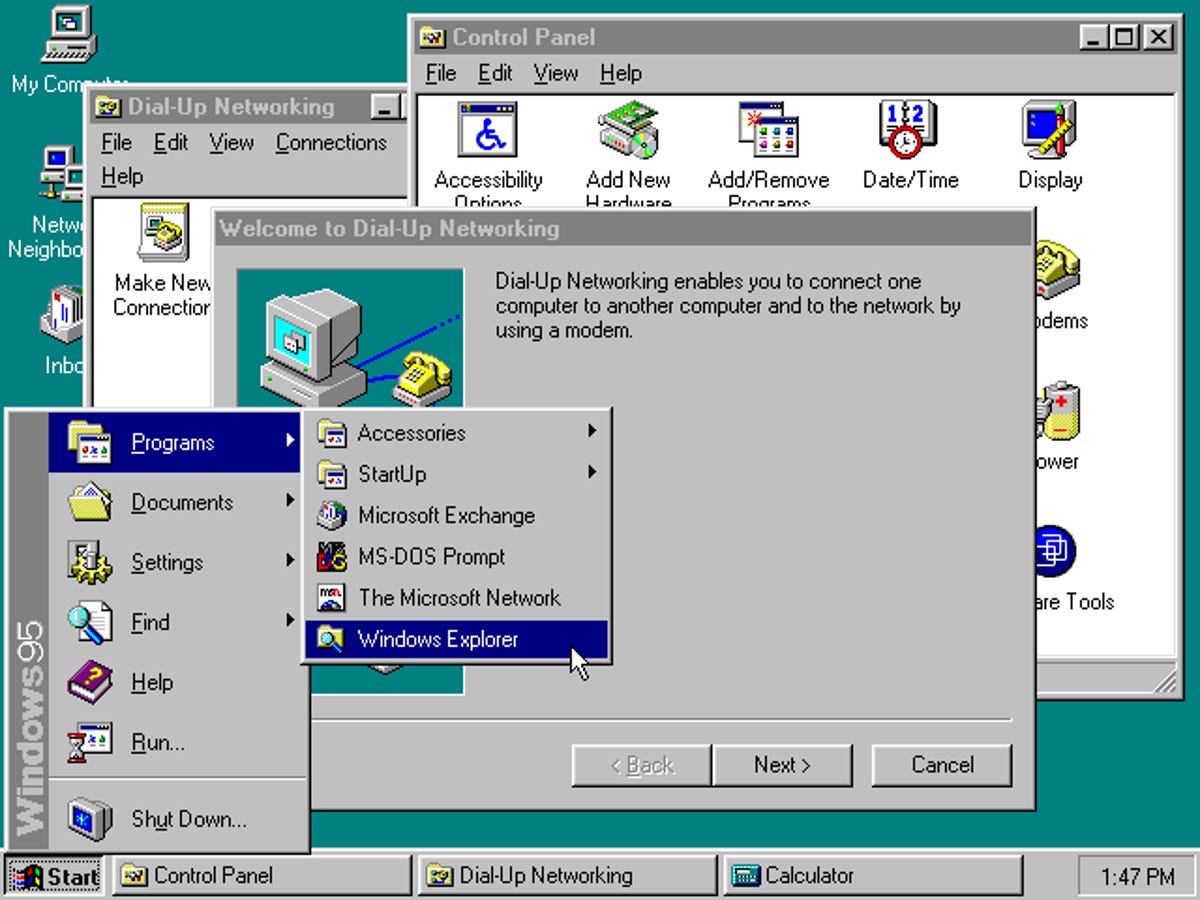 It all started with Windows 95.