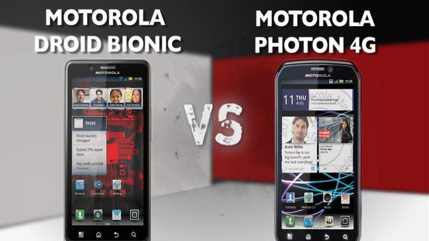 Motorola Droid Bionic vs. Motorola Photon 4G