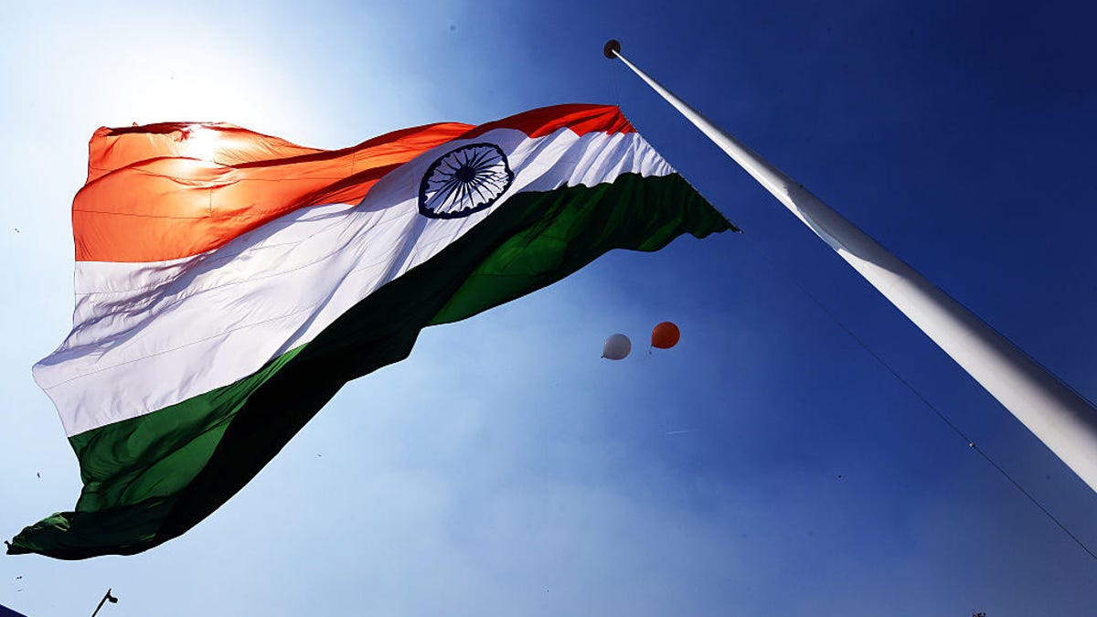 Delhi's Highest Monumental Flagpole Hoisted At Rajiv Chowk