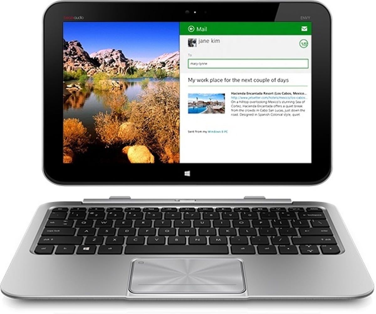 HP's Envy x2 is one of the better Windows 8 'detachables' but it's a bit underpowered because of its Atom processor.