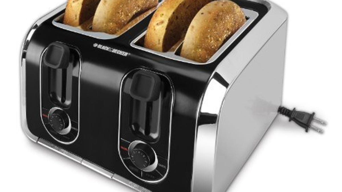 The Black & Decker 4-Slice Toaster