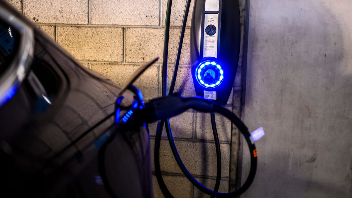 EV charging inside apartment building