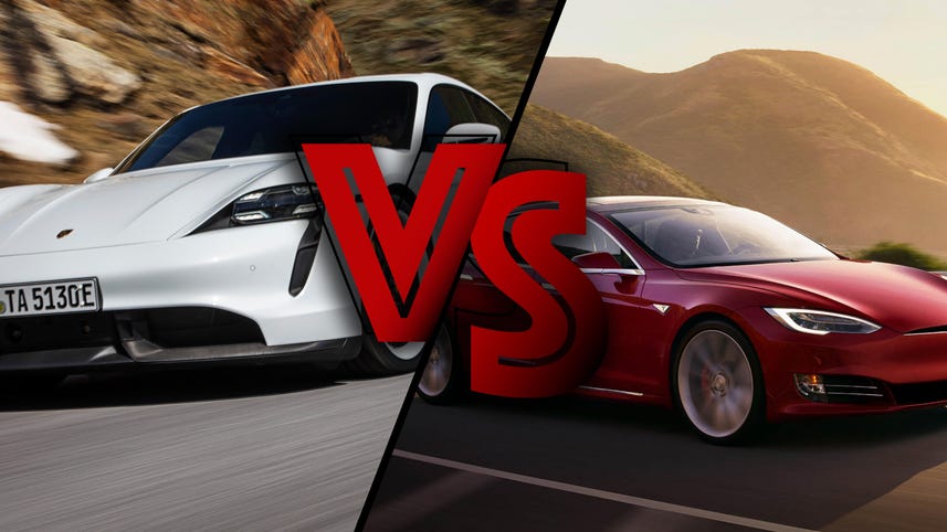Porsche Taycan vs. Tesla Model S: Luxury EVs compared