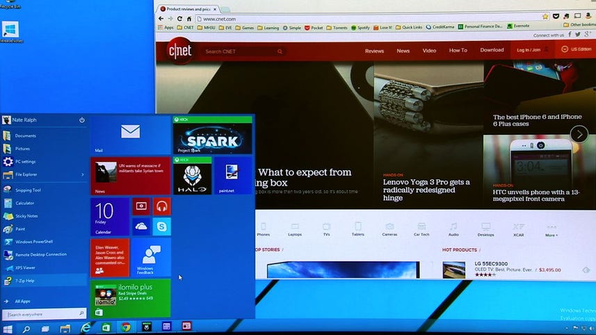 Let's take a first look at the Windows 10 Technical Preview