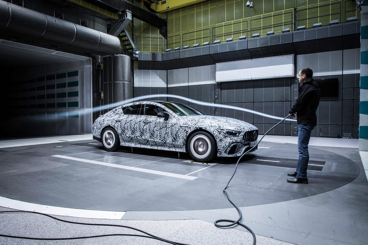 Mercedes-AMG GT Sedan Wind Tunnel