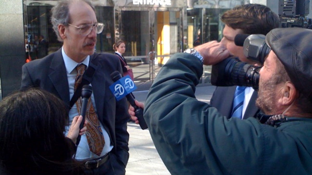 Paul Levy outside courthouse