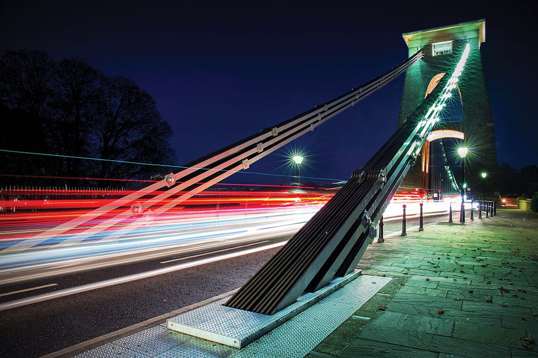 Light trails in a fast-moving world