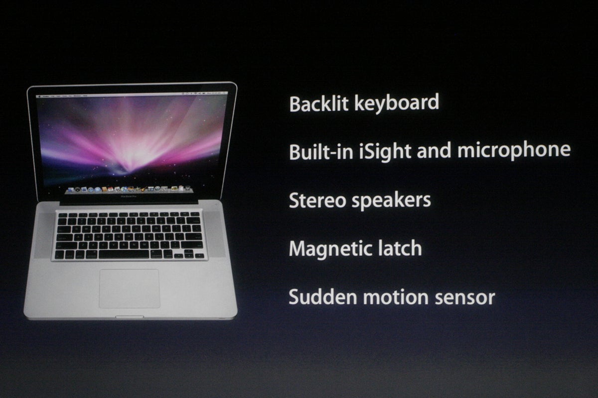 New MacBook features.
