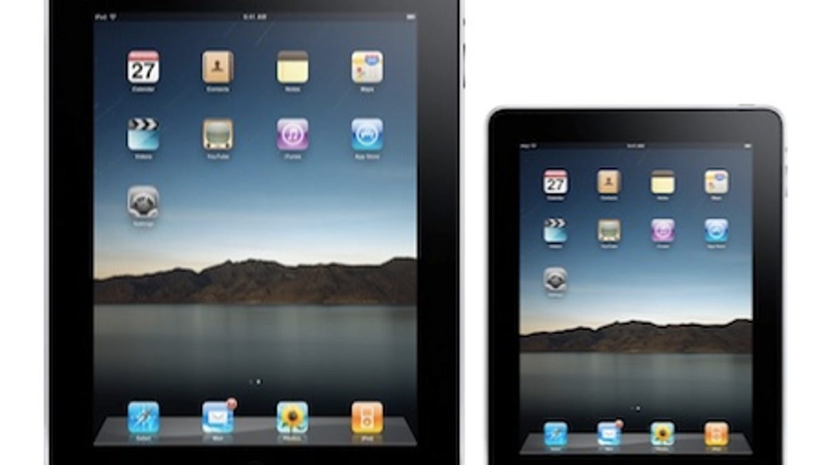 Apple might be considering a smaller iPad.