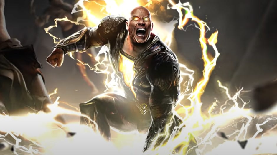 Black Adam teaser trailer reveals The Rock in god mode at DC Fandome - CNET