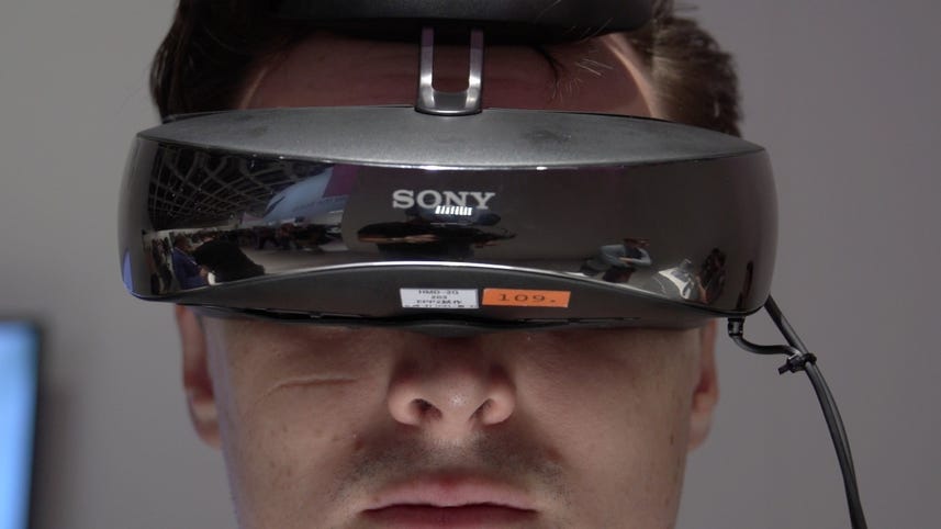 Sony's new HMZ-T3W headset is 720p Robocop-chic