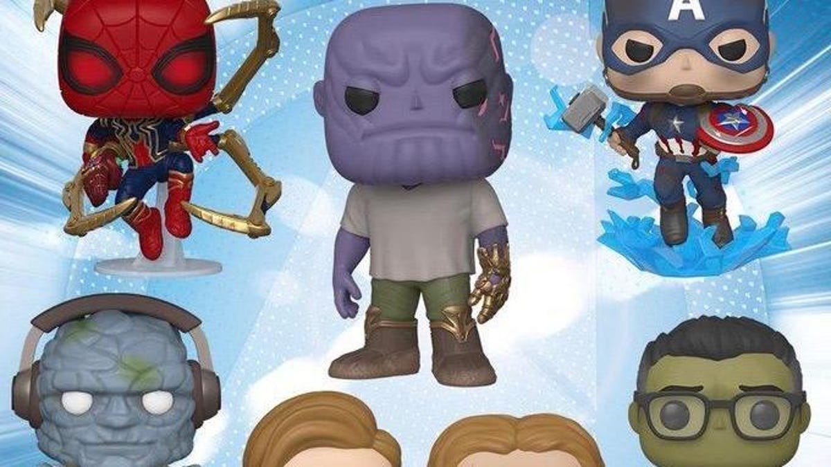In new Avengers: Endgame Funko toys, evil Thanos looks downright cuddly -  CNET