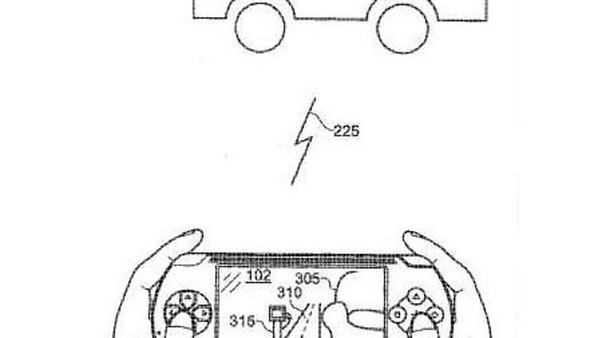 PSP-controlled car