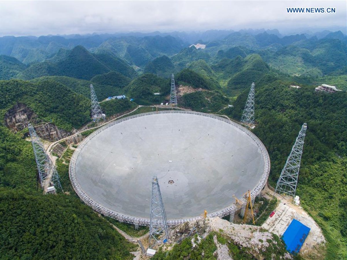 mechanisme biologisch bed China listens for E.T. on world's largest radio telescope - CNET