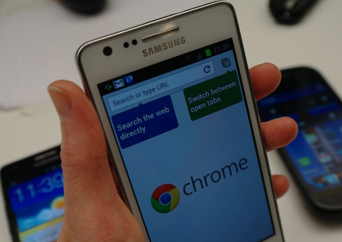 Samsung Galaxy S2 Chrome for Android